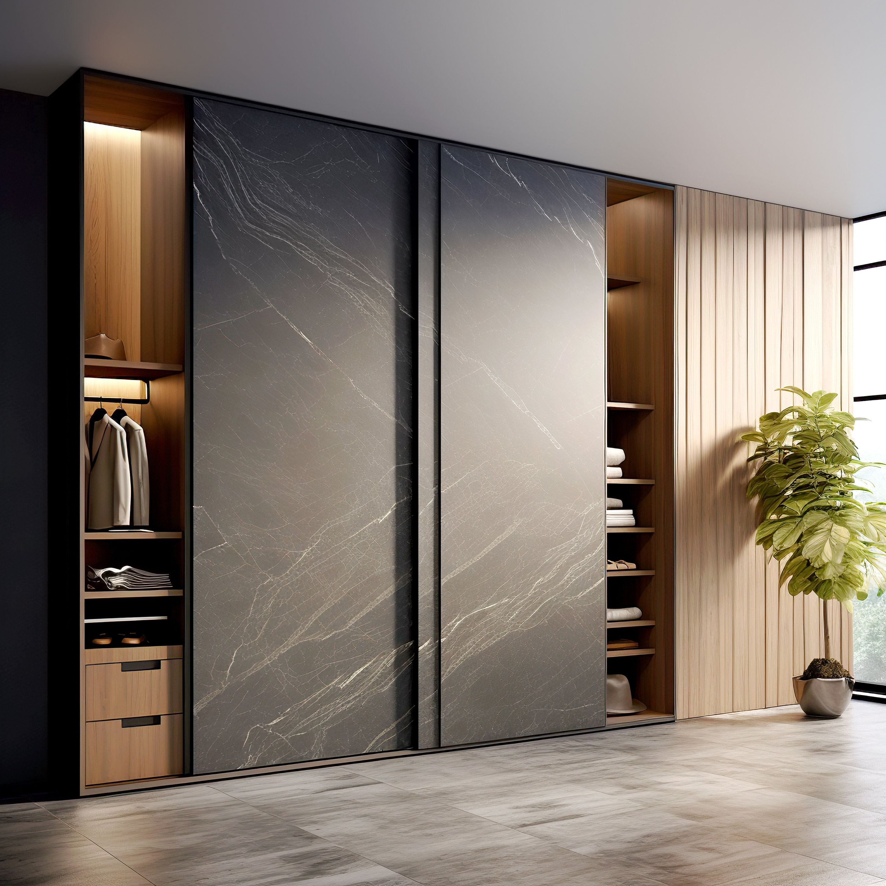 Cladish stone and veneer wardrobe portfolio